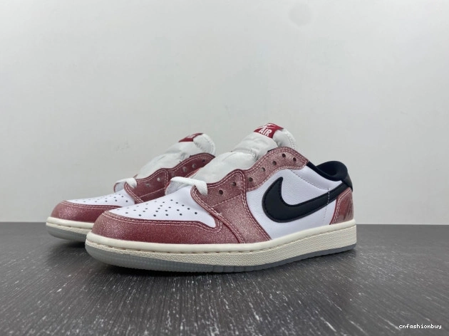 FN0432-017 JORDAN OG BLACK' TROPHY ROOM 'RED 1 AIR X LOW 0727